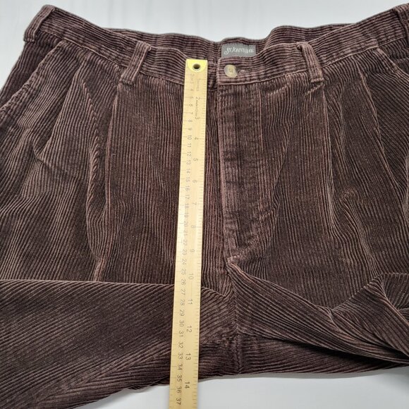 St Johns Bay Mens Corduroy Pants 40X29 (Fit 40 X 28 ) Relaxed Fit Heavyweight - Picture 15 of 16